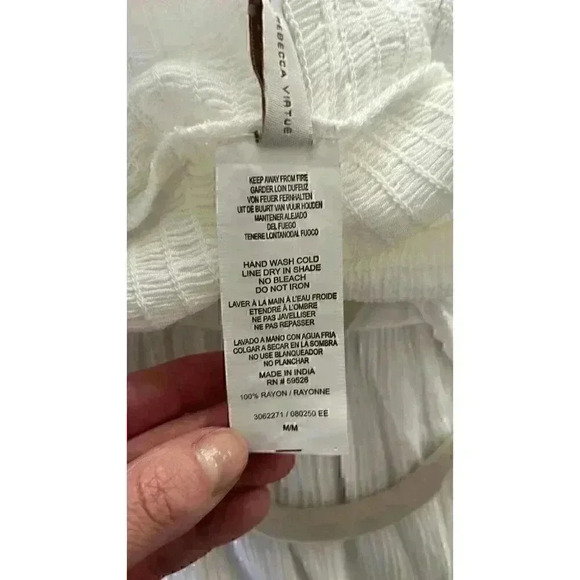 BECCA by Rebecca Virtue Ponza Smocked One Shoulder Cover Up Dress - Picture 5 of 6